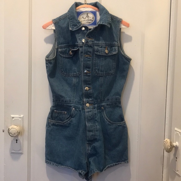 Denim - Vintage jean onesie